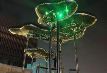 制造祥云雕塑定價，地標擺件，烤漆不銹鋼祥云雕塑精選