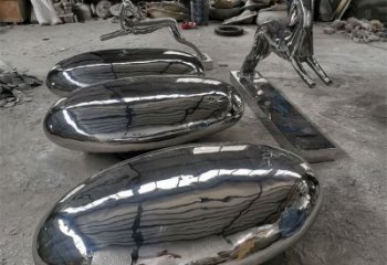 小區景觀石雕塑，拉絲景觀雕塑，抽象效果