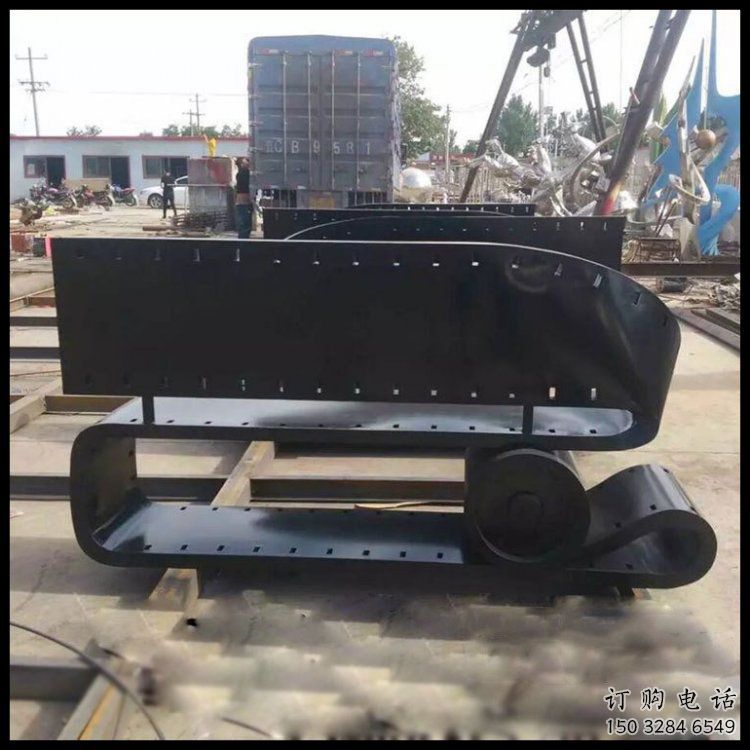 公園膠卷坐凳雕塑