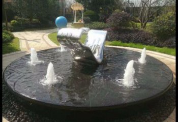 房地產飄帶雕塑