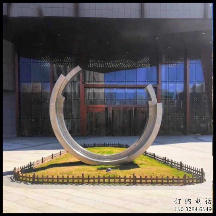 月亮雕塑訂做，城市雕塑，不銹鋼月亮雕塑工程精品