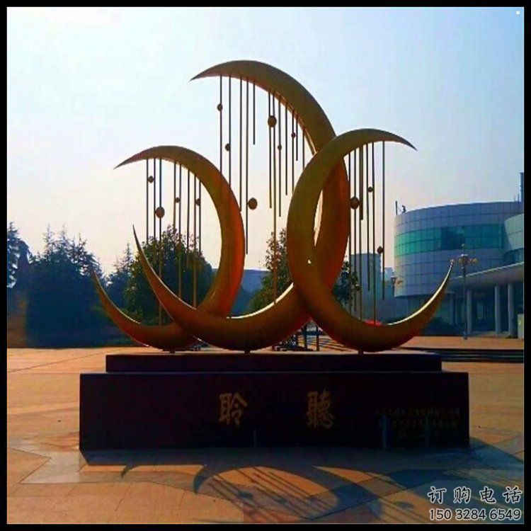 月亮雕塑供給，美陳雕塑，不銹鋼月亮雕塑廠家供求