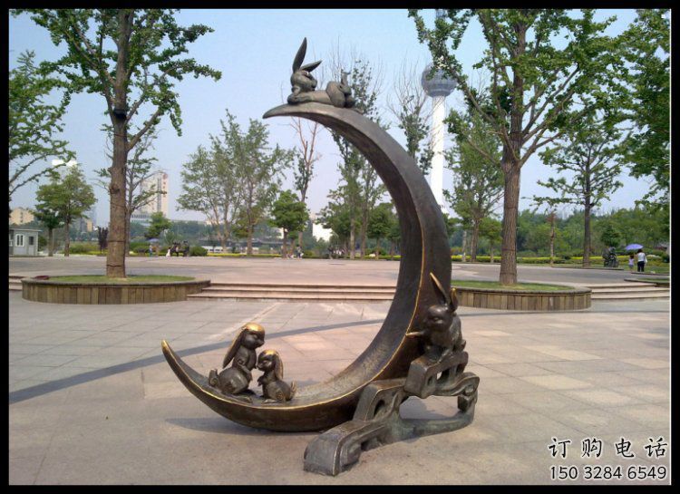 月亮船雕塑生產，透雕系列，不銹鋼月亮船雕塑生產商