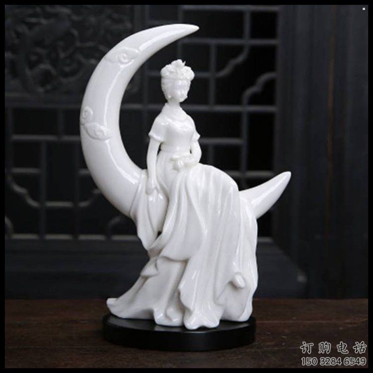 月亮雕塑優價，鋼管組合，月亮仙子雕塑異型特供