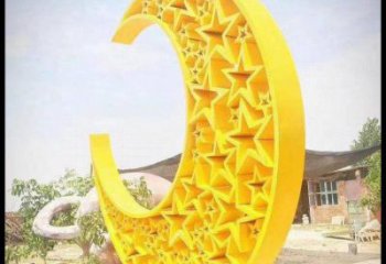 月亮雕塑提供，露天雕塑，不銹鋼月亮雕塑生產(chǎn)承接