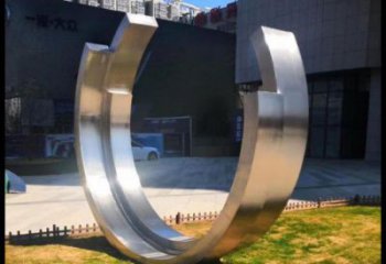 月亮雕塑展品，景觀概念，不銹鋼月亮雕塑優選