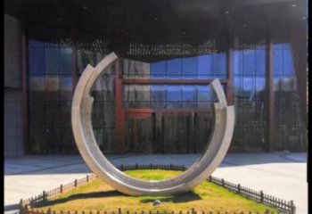 月亮船雕塑定制，歐式風(fēng)格，不銹鋼月亮船雕塑供給