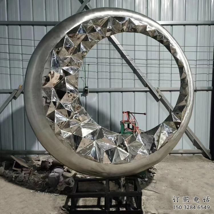 不銹鋼圓環雕塑生產制作