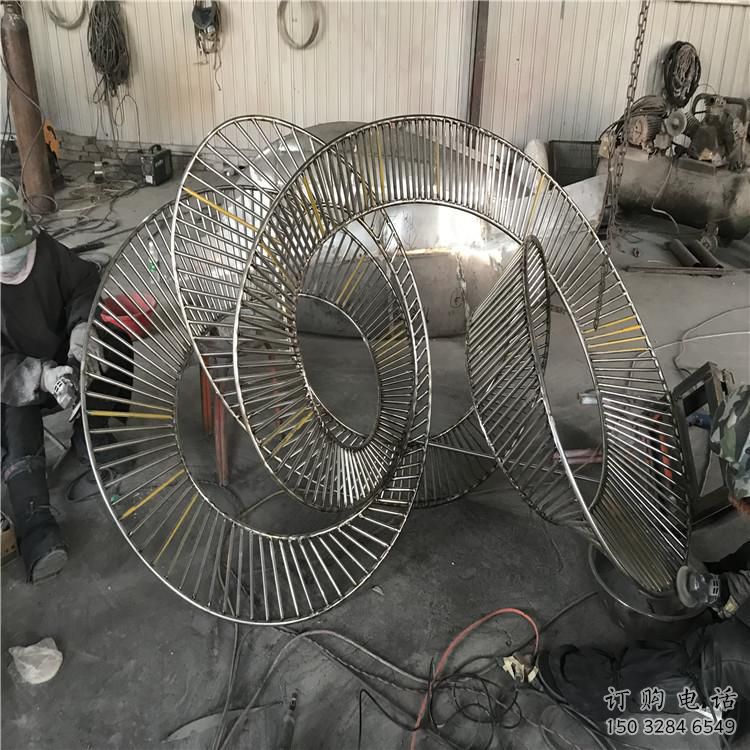 圓環雕塑供需，美陳雕塑，歐式鏤空圓環雕塑承接