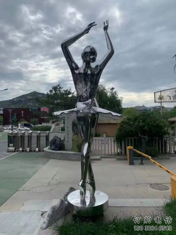 舞者雕塑定做，廣場雕塑，室外圓環舞者雕塑提供