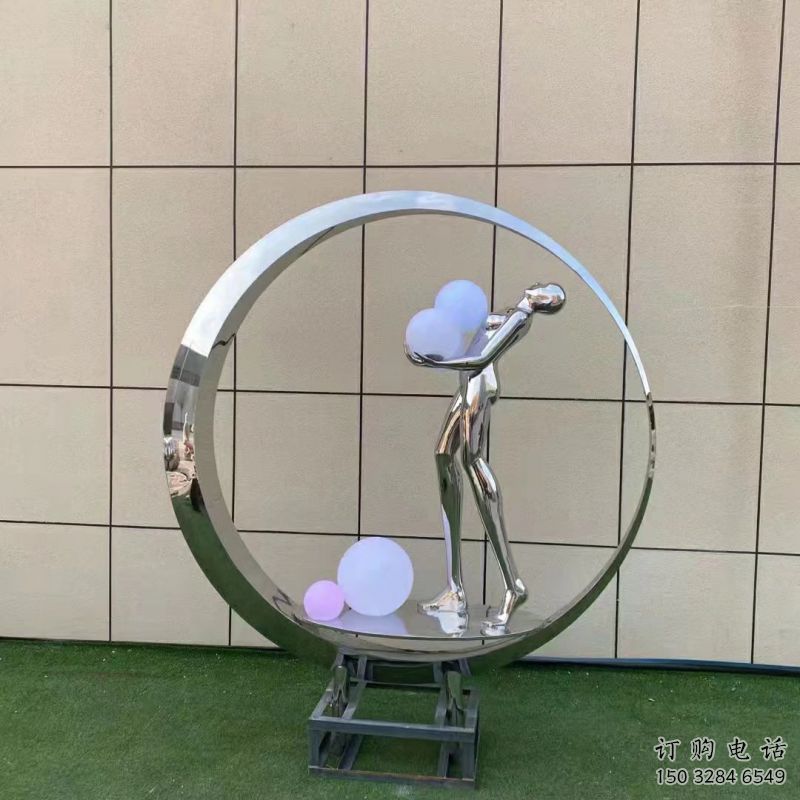 地產仙子雕塑生產，城市裝飾，景觀圓環仙子雕塑選定