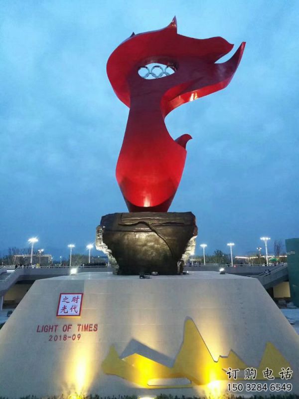 火炬雕塑服務(wù)商，創(chuàng)意雕塑，不銹鋼火炬雕塑訂做