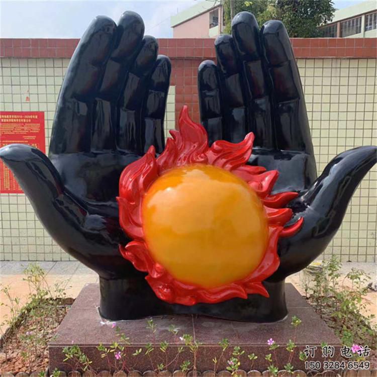 制造火球雕塑定價，地標擺件，烤漆不銹鋼火球雕塑精選