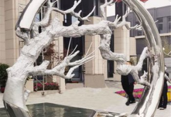 公園花環(huán)雕塑