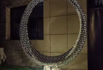圓環(huán)雕塑生產(chǎn)，透雕系列，別墅燈光圓環(huán)雕塑生產(chǎn)商