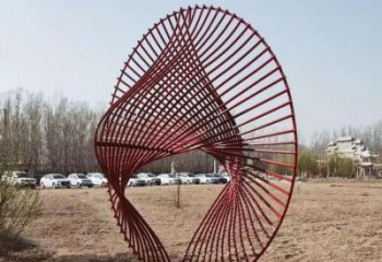 圓環(huán)雕塑供求，美陳雕塑，鏤空圓環(huán)雕塑制造