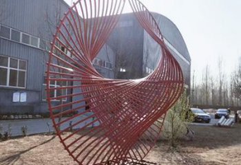 圓環(huán)雕塑精選，歐式風(fēng)格，藝術(shù)鏤空?qǐng)A環(huán)雕塑指用