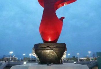 火炬雕塑服務(wù)商，創(chuàng)意雕塑，不銹鋼火炬雕塑訂做