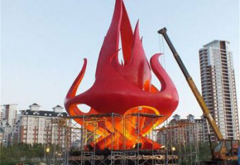 火炬雕塑優選，陸地擺件，不銹鋼火炬雕塑供應