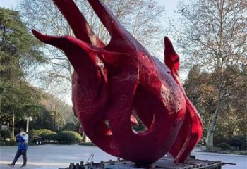 火焰雕塑觀賞型，街景小品，不銹鋼火焰雕塑常用