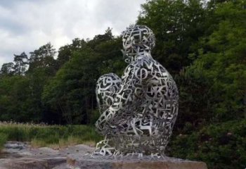 房地產字母雕人物塑，仿古景觀雕塑，噴砂制造