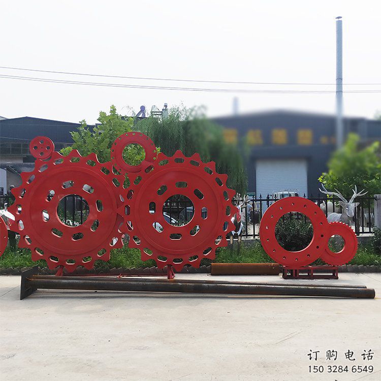 車輪雕塑工廠選用，街道標識，景觀車輪雕塑批發