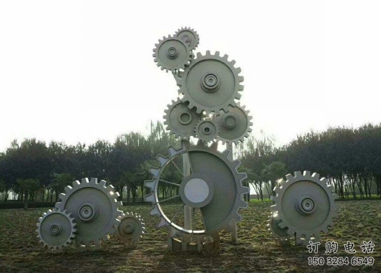 房地產(chǎn)齒輪雕塑