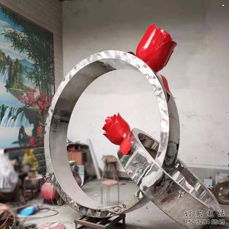 別墅區戒指雕塑