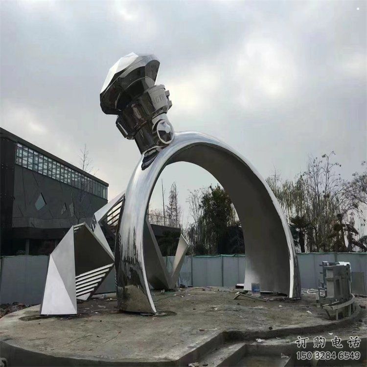 鉆戒雕塑服務商，景觀雕塑，不銹鋼鉆戒雕塑廠家選定