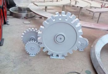 金屬車(chē)輪雕塑觀賞型，城市裝飾，空間車(chē)輪雕塑標(biāo)準(zhǔn)