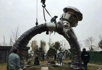 戒指環雕塑精選，美陳雕塑，鍛鋼戒指環雕塑通用