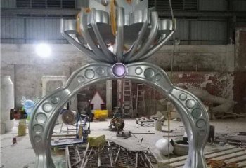 景區鉆戒雕塑優選，圓雕體系，城市鉆戒雕塑選定