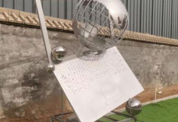 筆記本雕塑展品，彩鋼制作，景觀筆記本雕塑精品