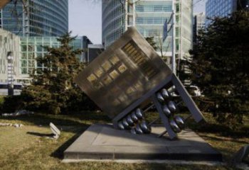 街道筆記本雕塑