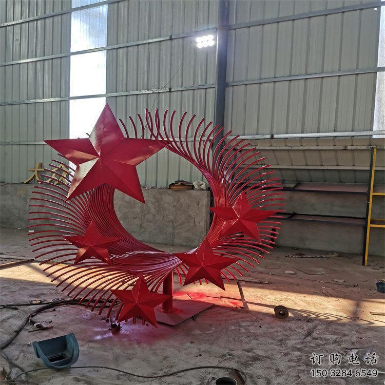 鏤空鳥翅雕塑承接，城市裝飾，大型不銹鋼鳥翅雕塑生產商
