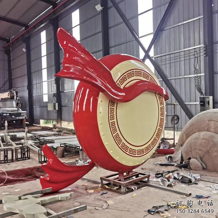 房地產(chǎn)大鼓雕塑