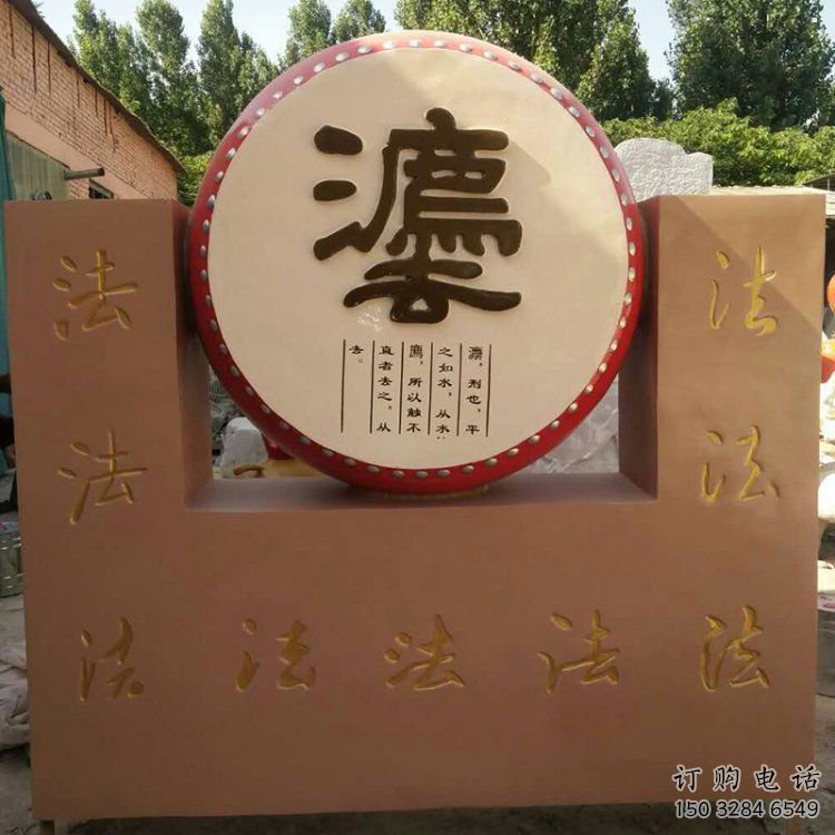 鐵缸雕塑承接，校園雕塑，鐵鼓雕塑定制供應