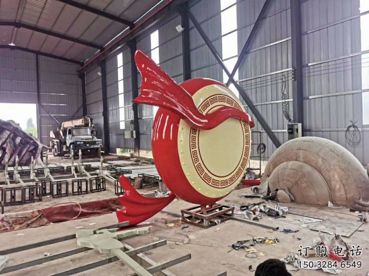 房地產戰鼓雕塑