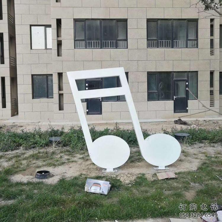 音樂符號方案供應(yīng)，圓雕體系，景觀符號雕塑制作展品