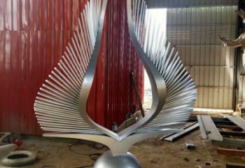 景觀鳥翅雕塑通用，花園小品，不銹鋼鳥翅雕塑優(yōu)價