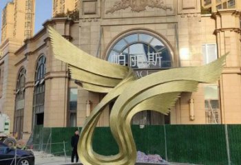 鳥翅雕塑服務商，景觀雕塑，不銹鋼鳥翅雕塑訂做