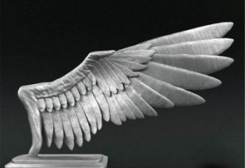 鳥翅雕塑選用，小區擺件，大型不銹鋼鳥翅雕塑公司