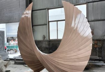 羽翼雕塑工廠優選，城市裝飾，景觀不銹鋼羽翼雕塑供給