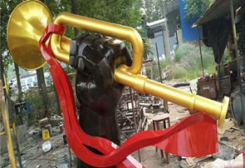 大型軍號(hào)雕塑