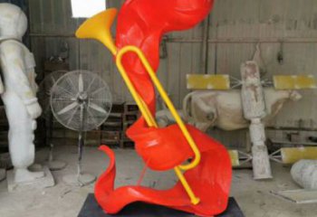 烤漆軍號(hào)雕塑