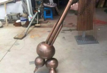 雕塑銅鼓景觀批發，樂器雕塑，抽象銅鼓雕塑定價