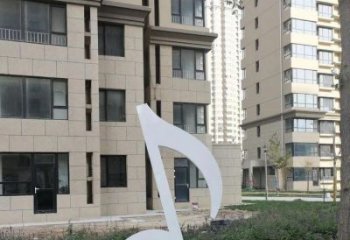 音樂符號雕塑定做，廣場雕塑，室外音樂符號雕塑提供