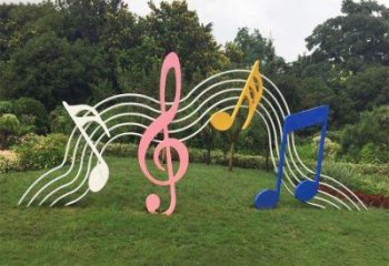 音樂符號雕塑工程優選，戶外雕塑，軟裝音樂符號雕塑優選