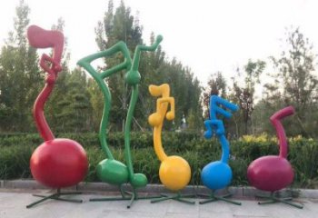 音樂符號雕塑系列優(yōu)選，陸地?cái)[件，城市廣場音樂雕塑供給