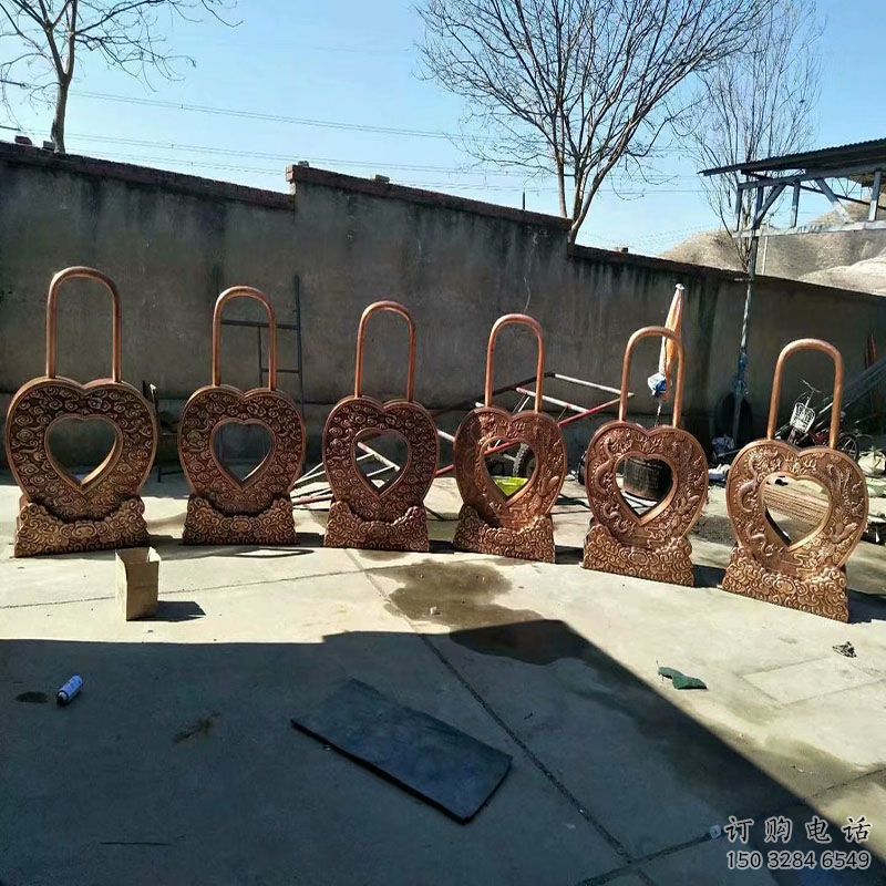 園林鎖子雕塑預定，城區小品，不銹鋼鎖子雕塑制造商